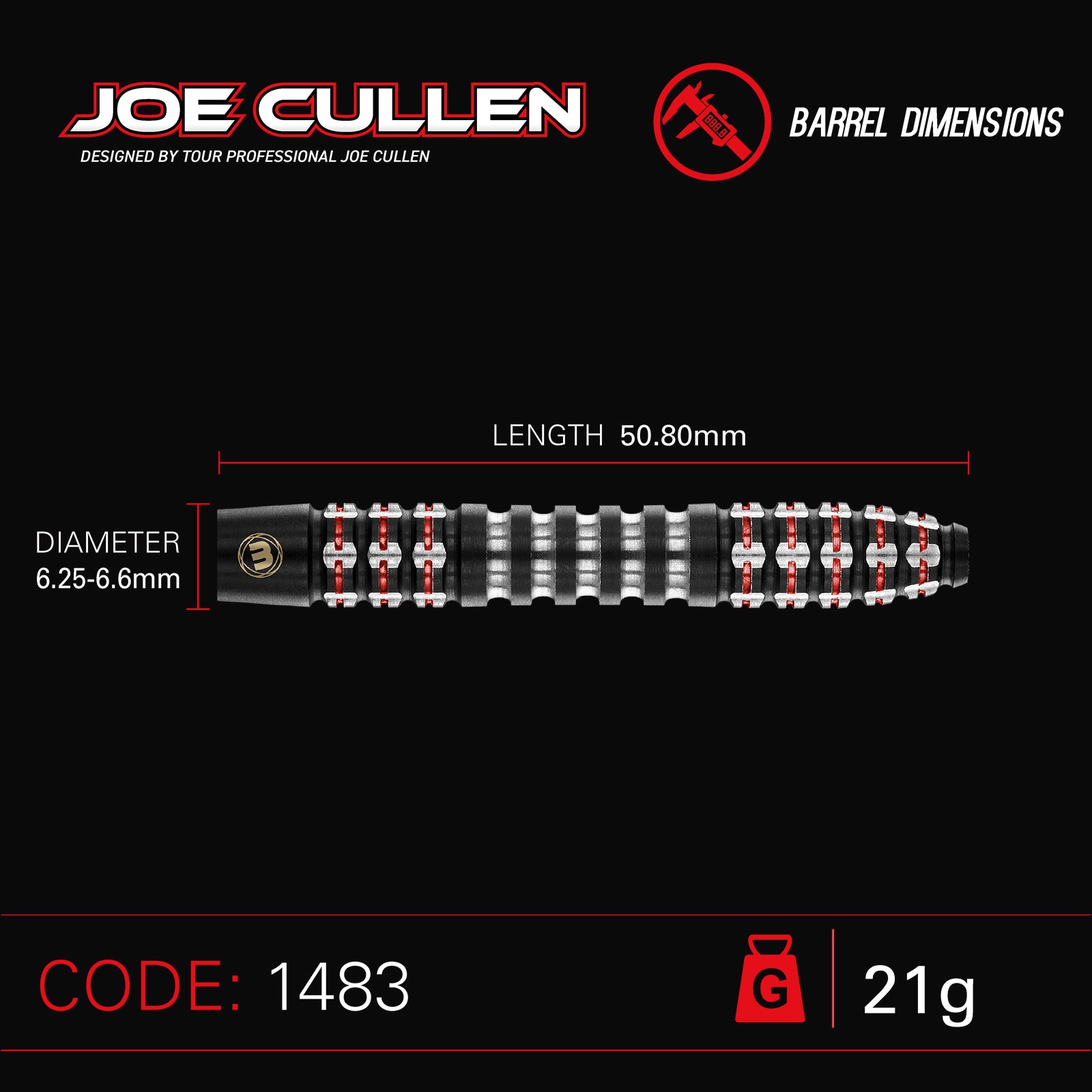 Image of Steeldart Winmau Joe Cullen Ignition