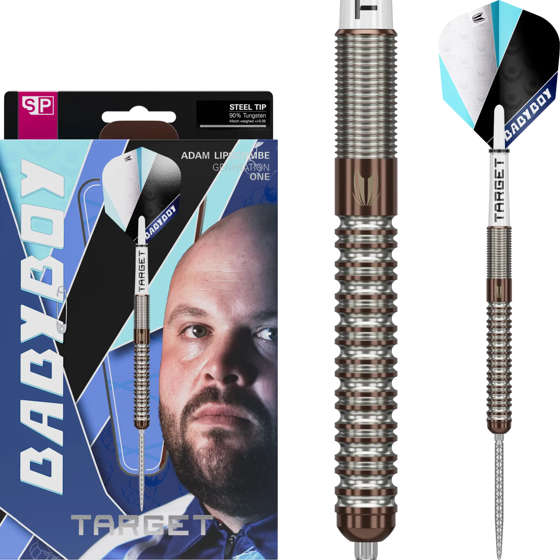 Image of Target Adam Lipscombe GEN1 Swiss Point Steeldarts 25g – 90% Tungsten