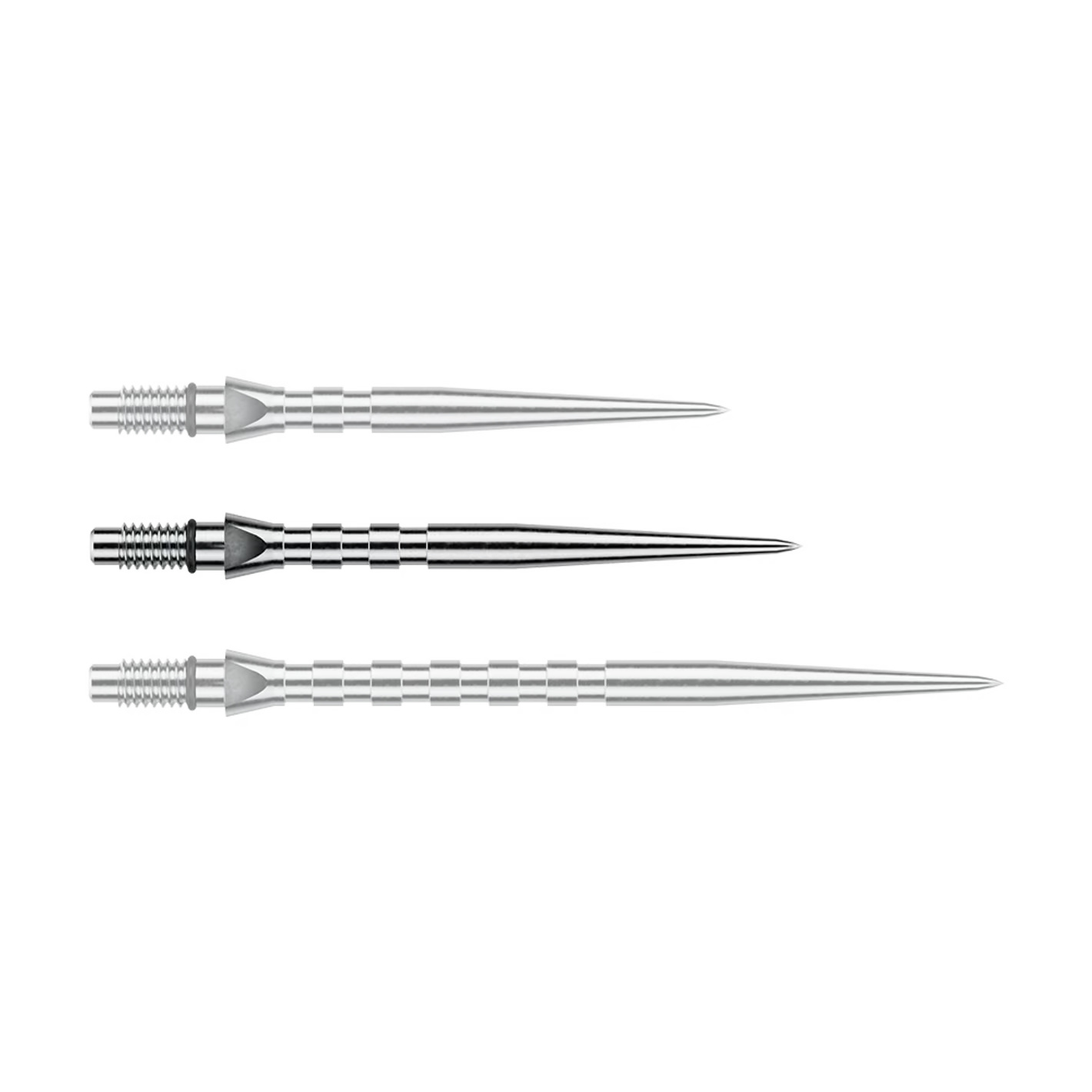 Winmau Switch Point Groove Steeldartspitzen - Silver Effect 30mm