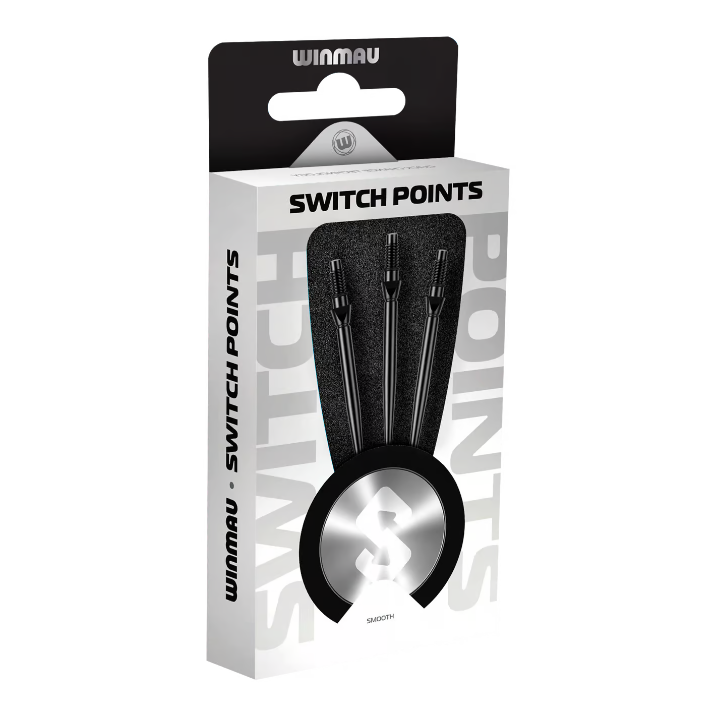 Image of Winmau Switch Point Smooth Steeldartspitzen in Schwarz