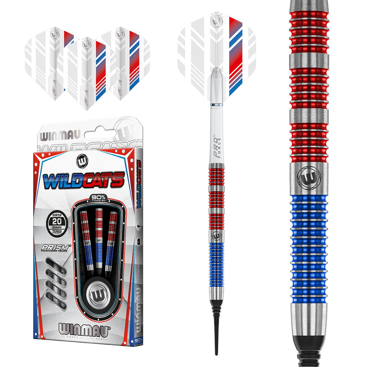 Image of Softdart Winmau Wildcats 90% Tungsten 20g