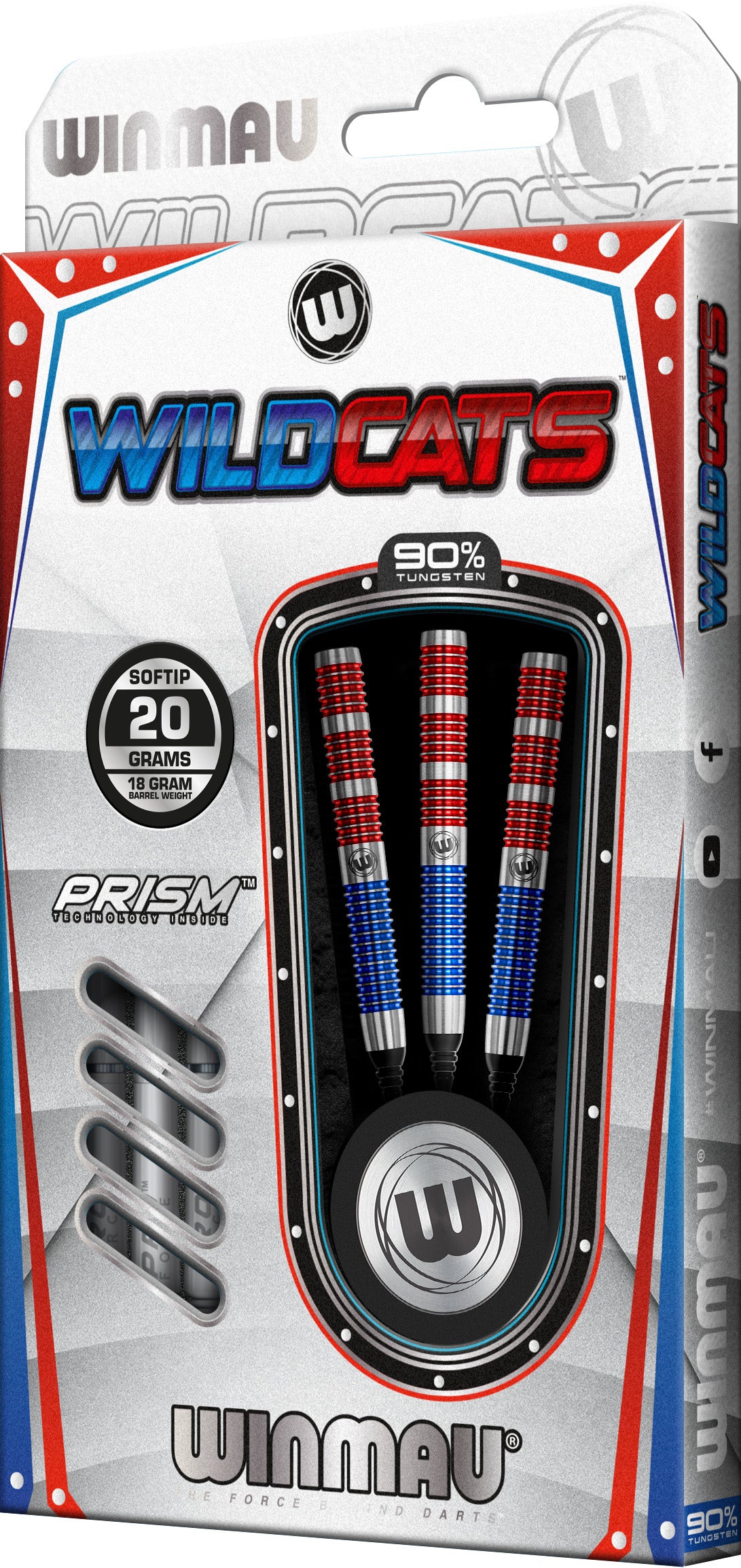 Image of Softdart Winmau Wildcats 90% Tungsten 20g