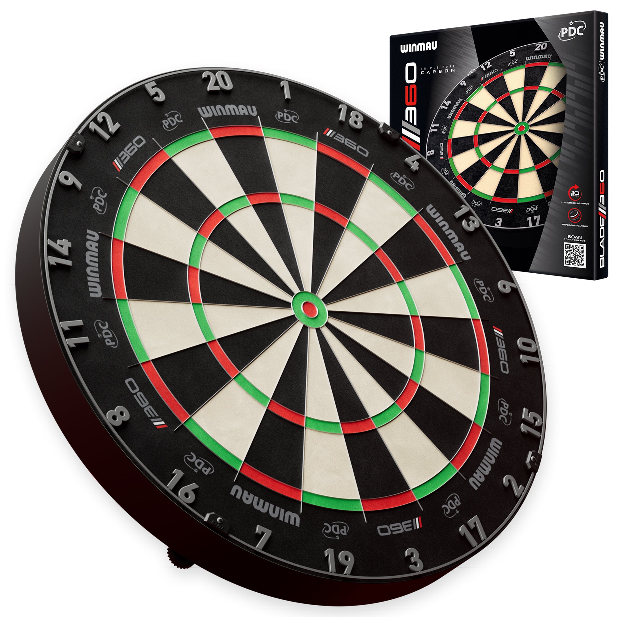Image of Winmau Blade 6 Triple Core 360 Steeldartboard