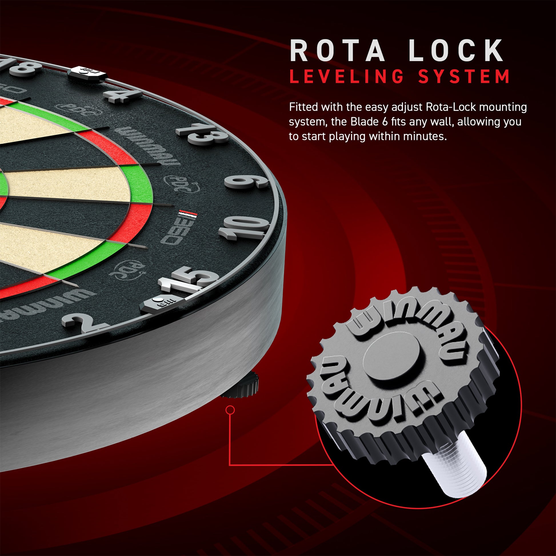 Winmau Blade 6 Triple Core 360 Steeldartboard