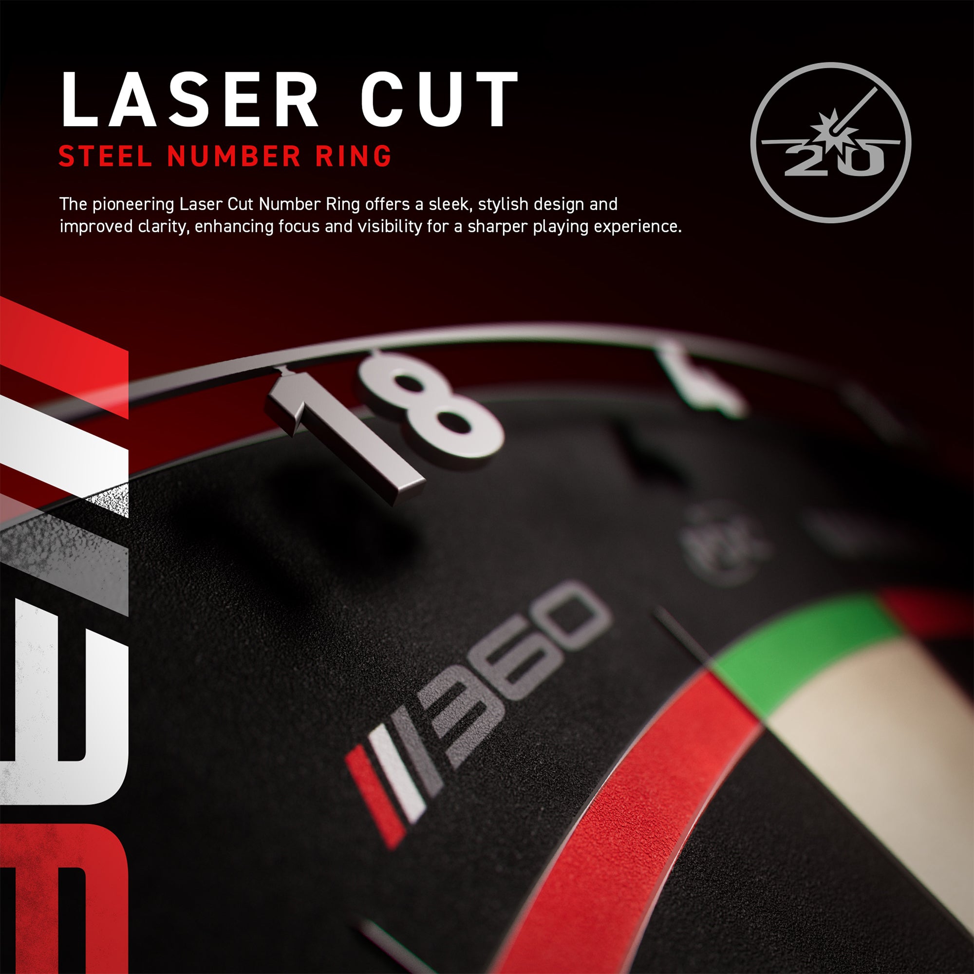 Image of Winmau Blade 6 Triple Core 360 Steeldartboard
