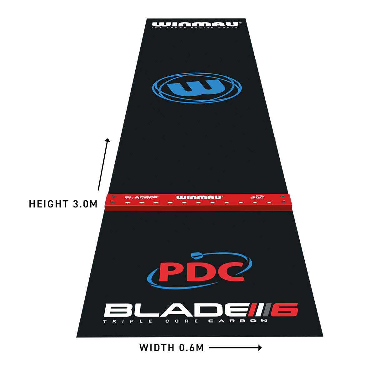 Winmau Pro-Zone Precision Blade 6 Dartmatte mit Oche