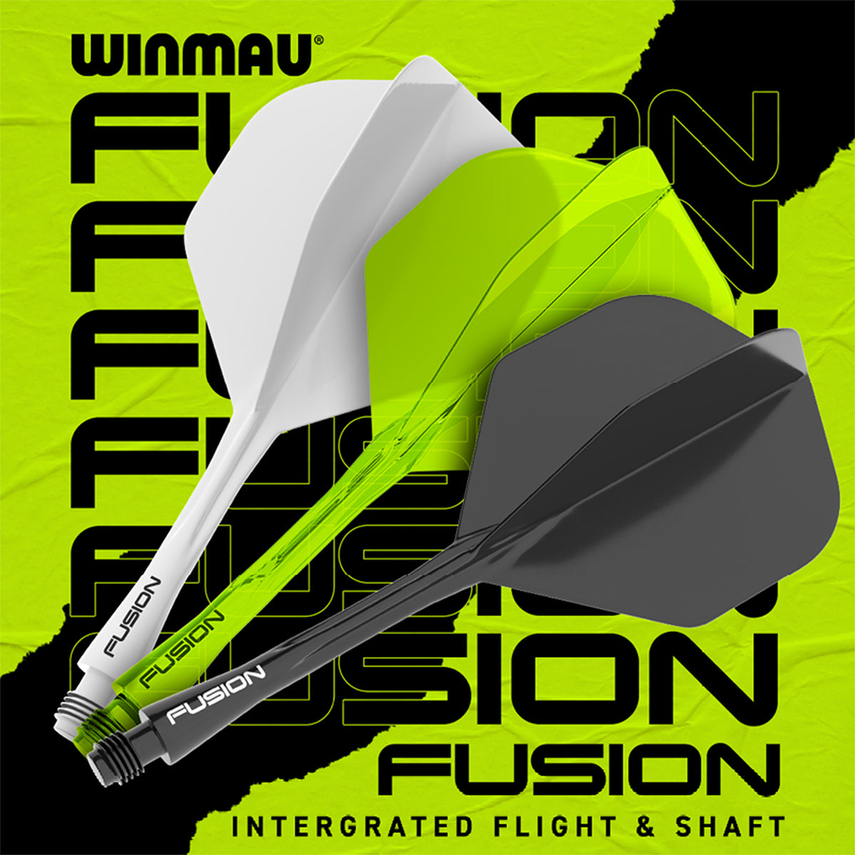 Flights Winmau Fusion Gelb