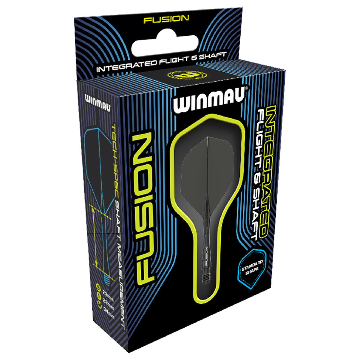Image of Flights Winmau Fusion Schwarz