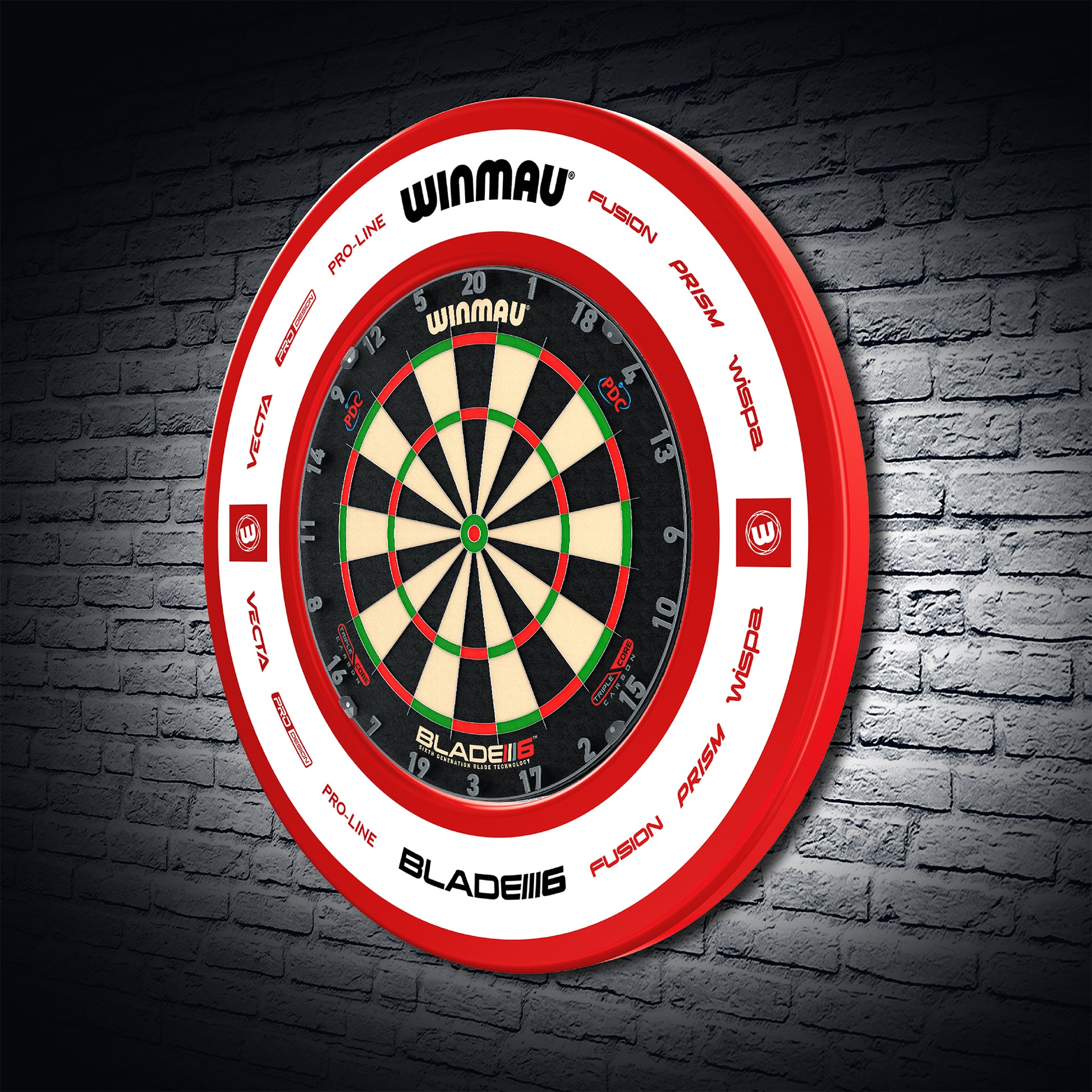 Winmau Pro Line Blade 6 2.0 Red - Dartboard Surround