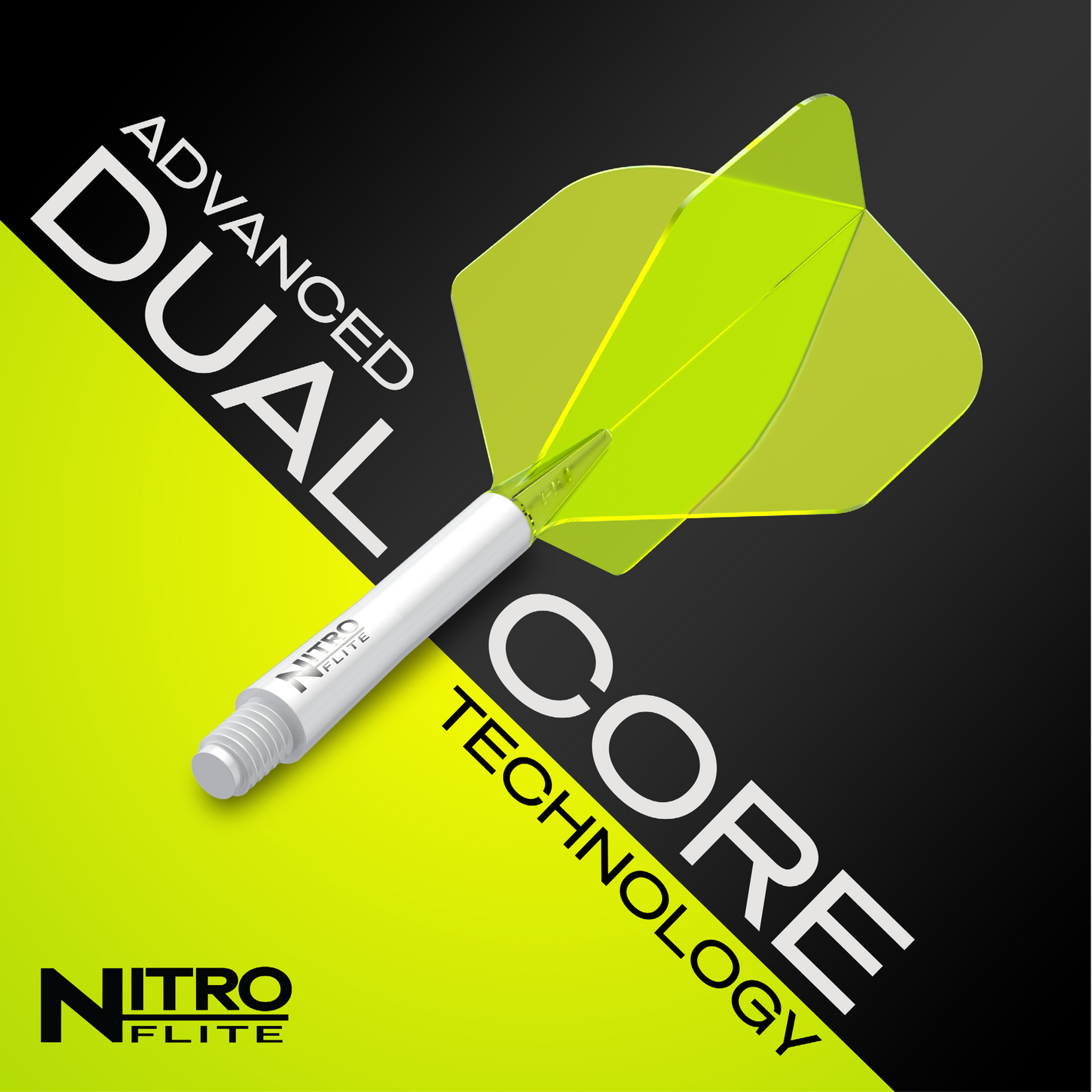 Image of Red Dragon Nitroflite White/Yellow No2 Flights