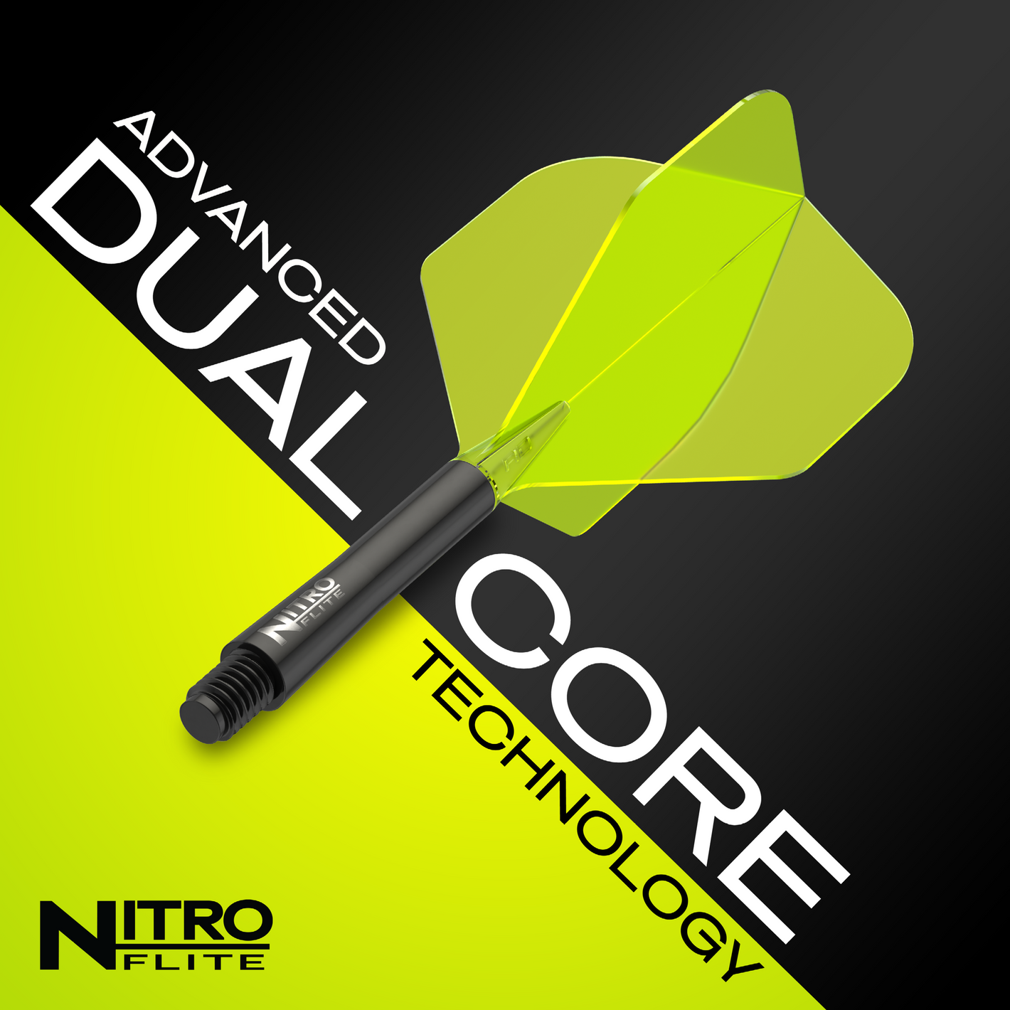 Image of Red Dragon Nitroflite Black/Yellow No2 Flights