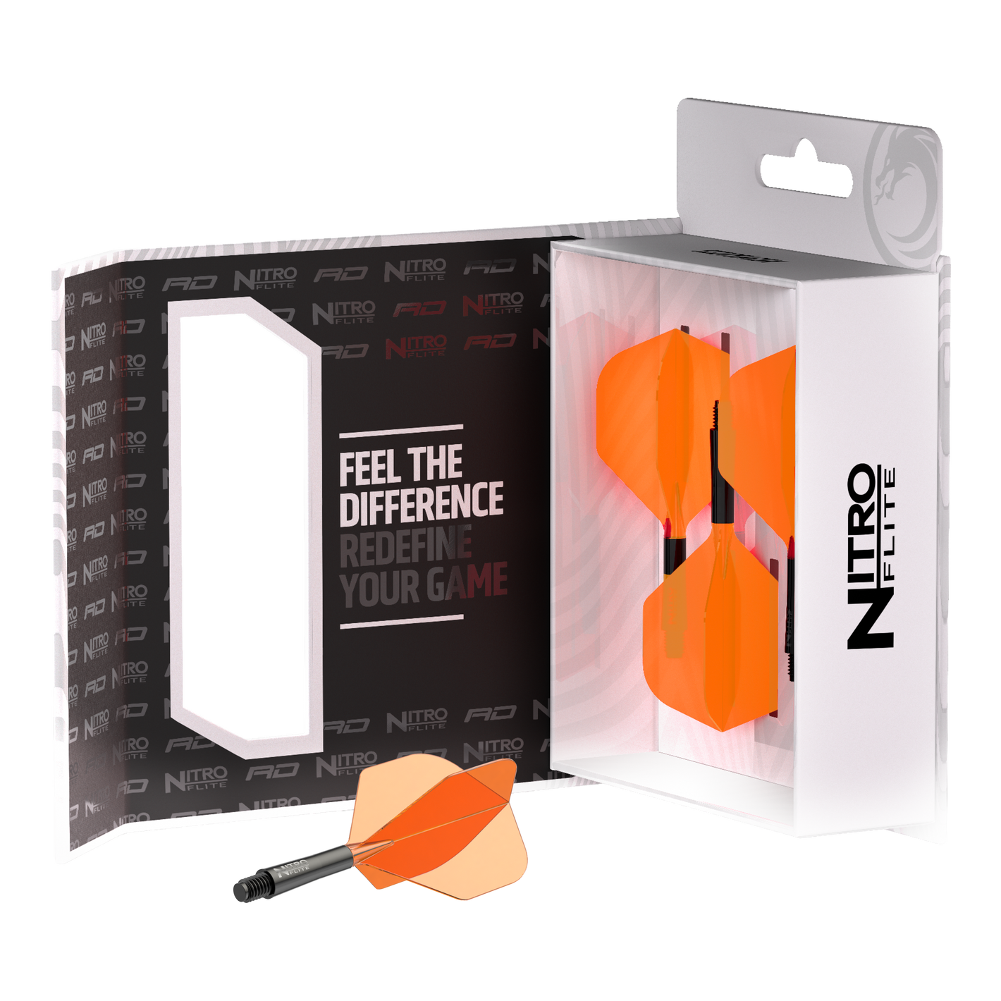 Image of Red Dragon Nitroflite Black/Orange No2 – Flights