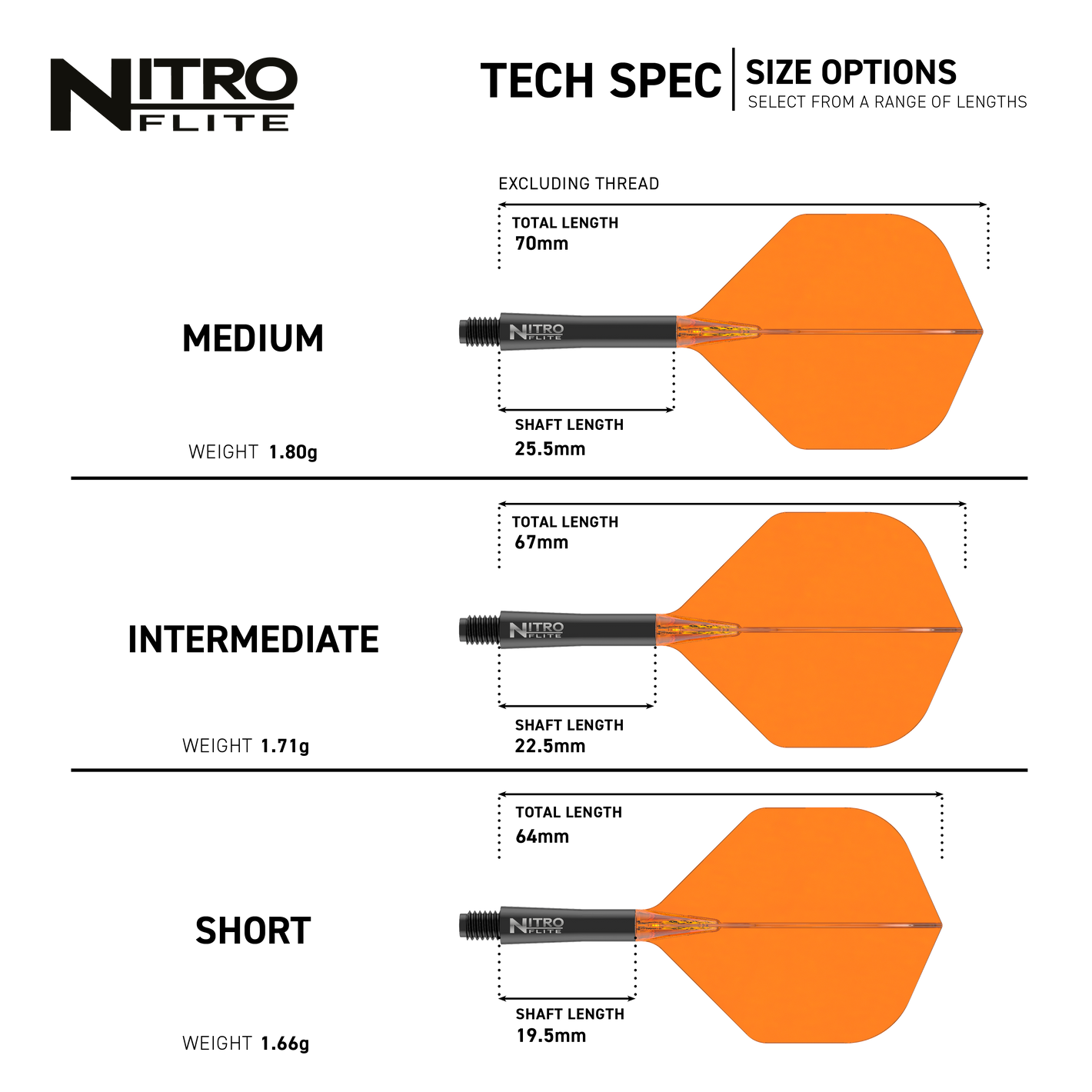 Image of Red Dragon Nitroflite Black/Orange No2 – Flights