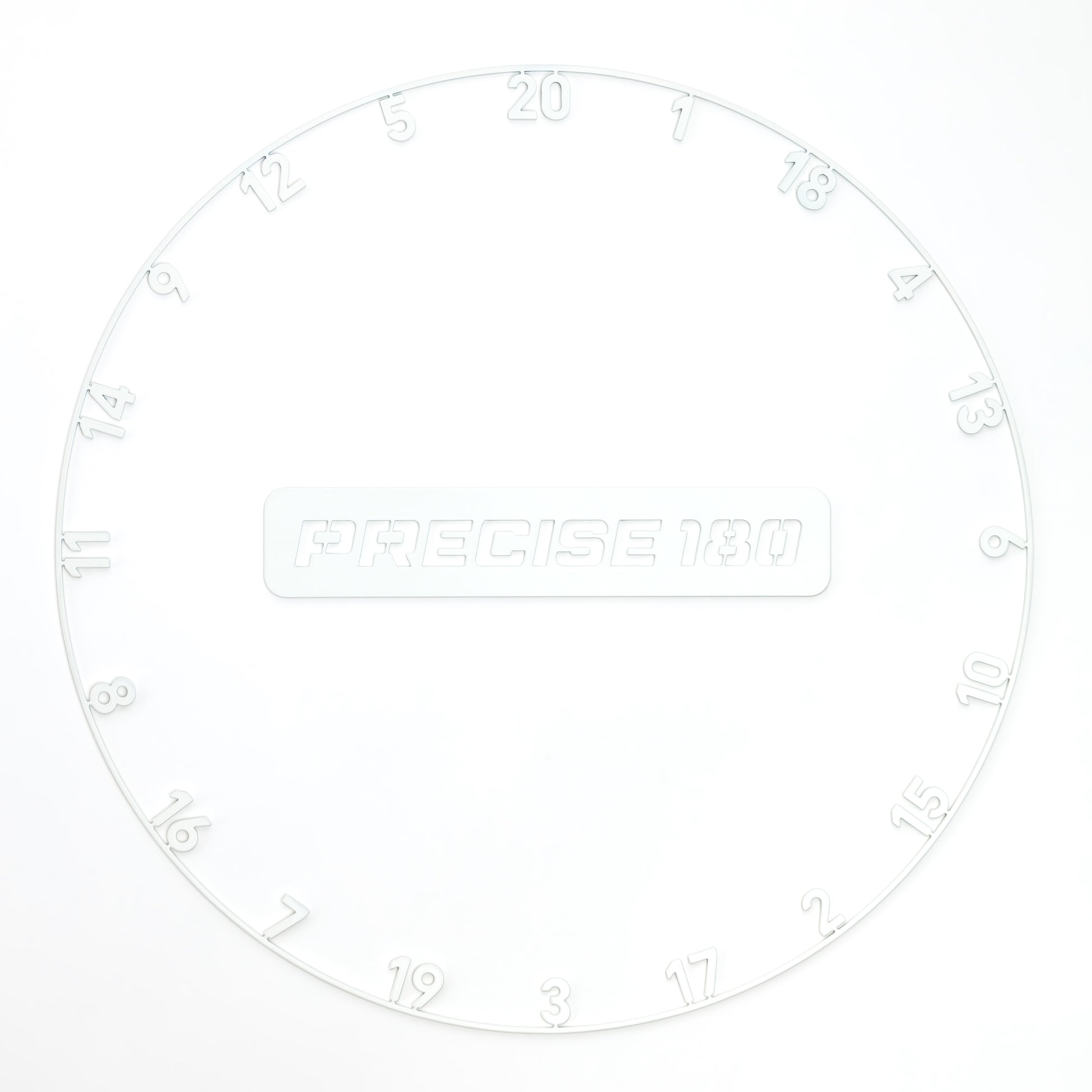 Precise180 Starterset ( Dartboard mit weißem Zahlenring und Surround)
