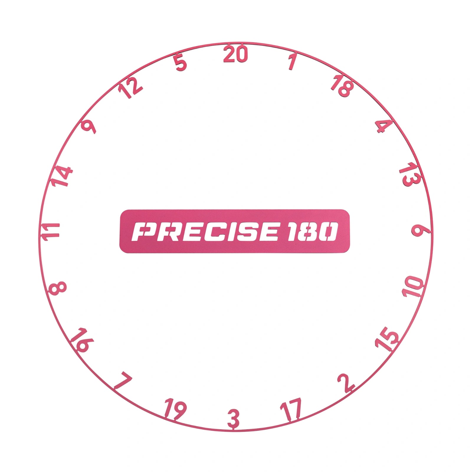 Image of Precise 180 - Zahlenring Cyber Pink für Dartboards