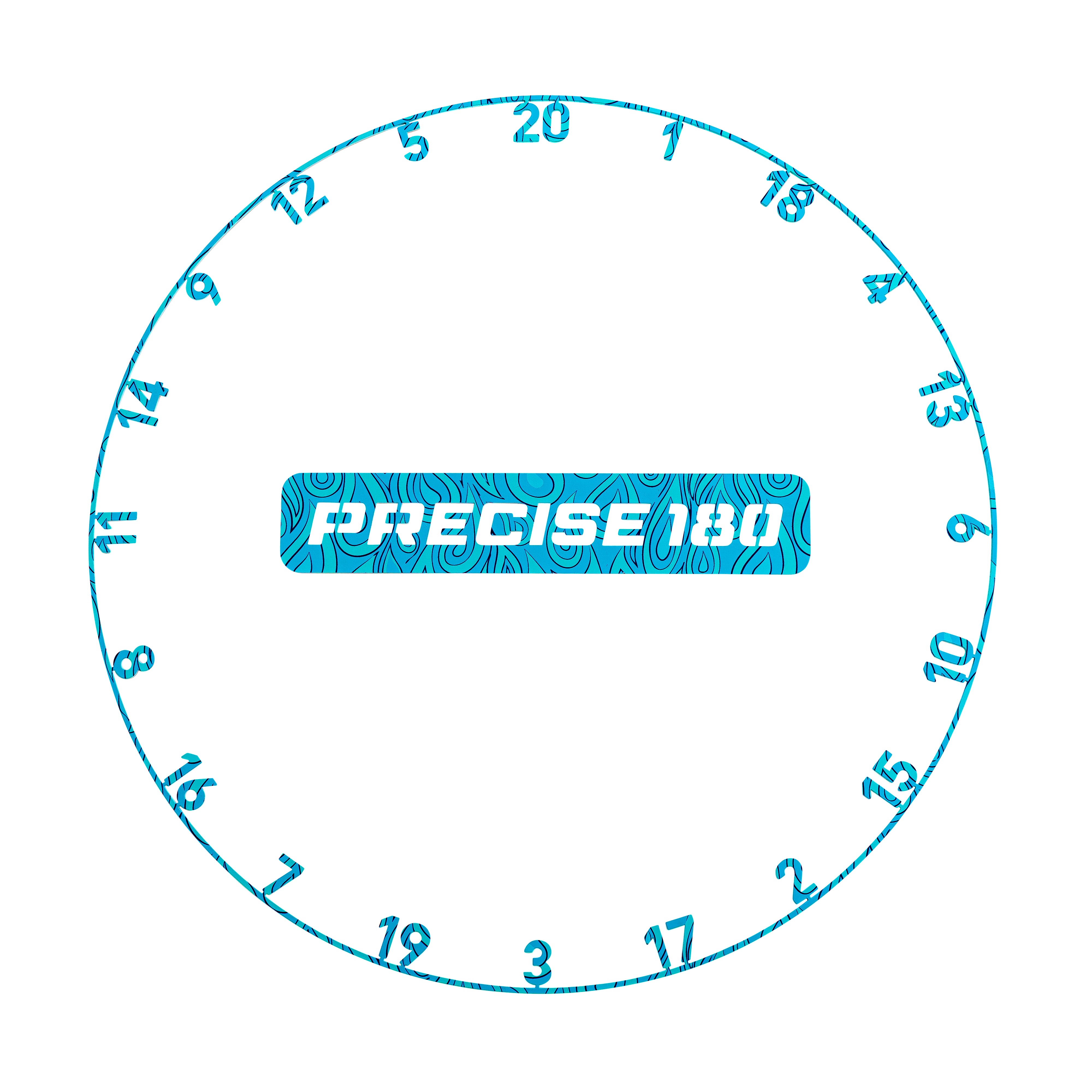Image of Precise 180 - Zahlenring Element Water für Dartboards