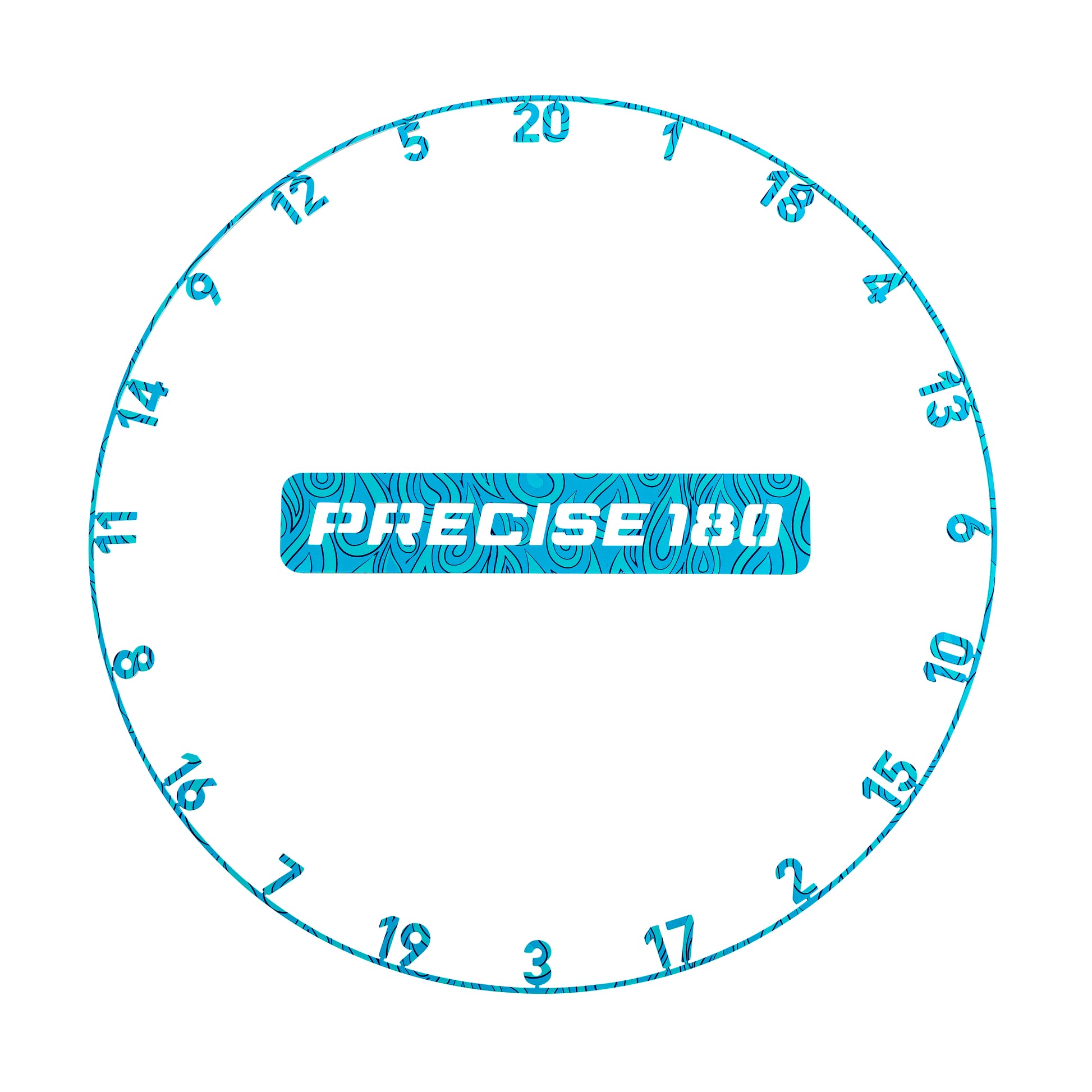 Precise 180 - Zahlenring Element Water für Dartboards