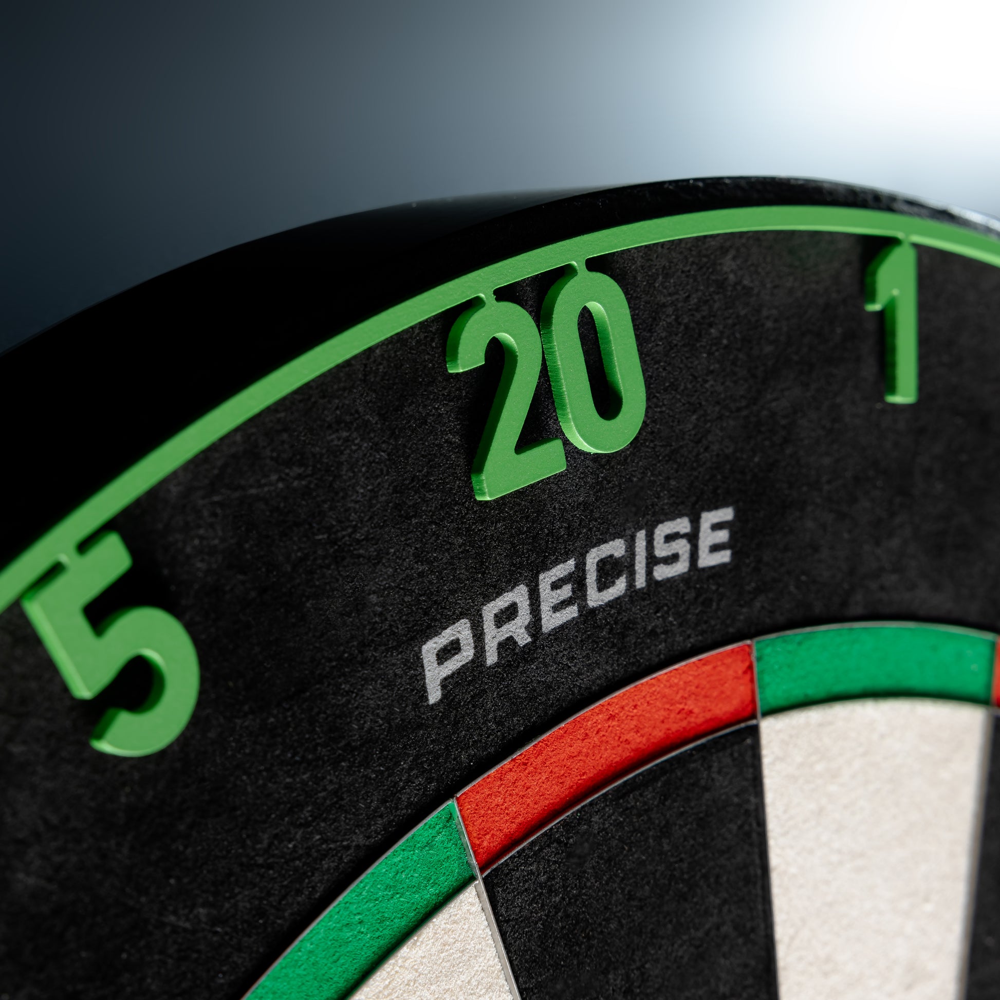 Precise 180 - Zahlenring Emerald Green für Dartboards