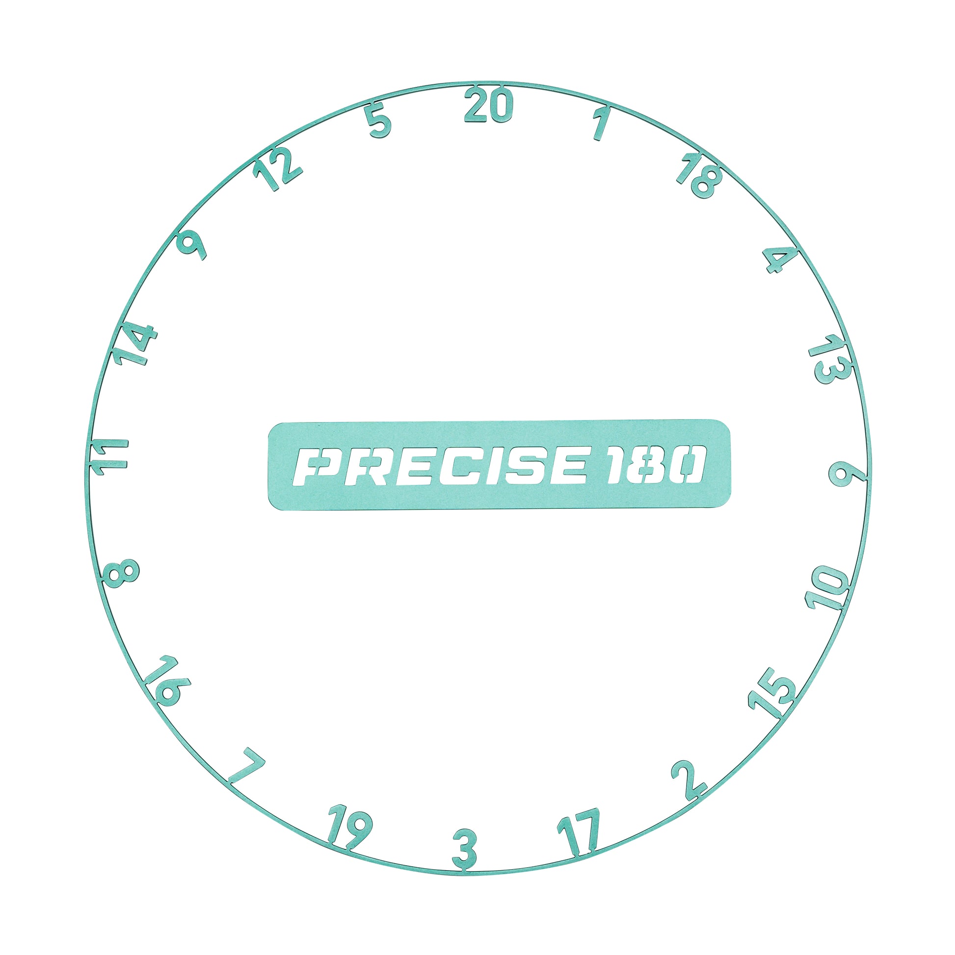 Precise 180 - Zahlenring Frozen Mint für Dartboards