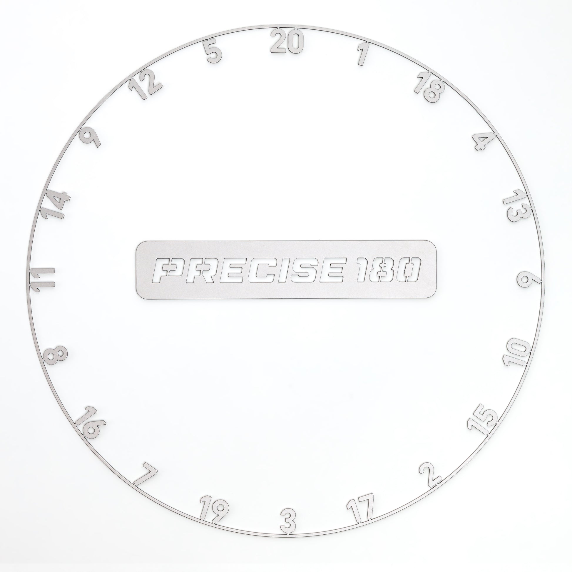 Precise 180 - Zahlenring Gunmetal für Dartboards