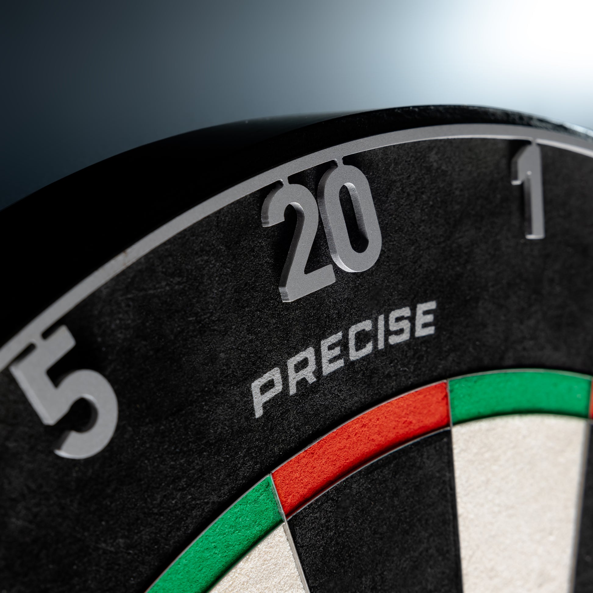 Precise 180 - Zahlenring Gunmetal für Dartboards