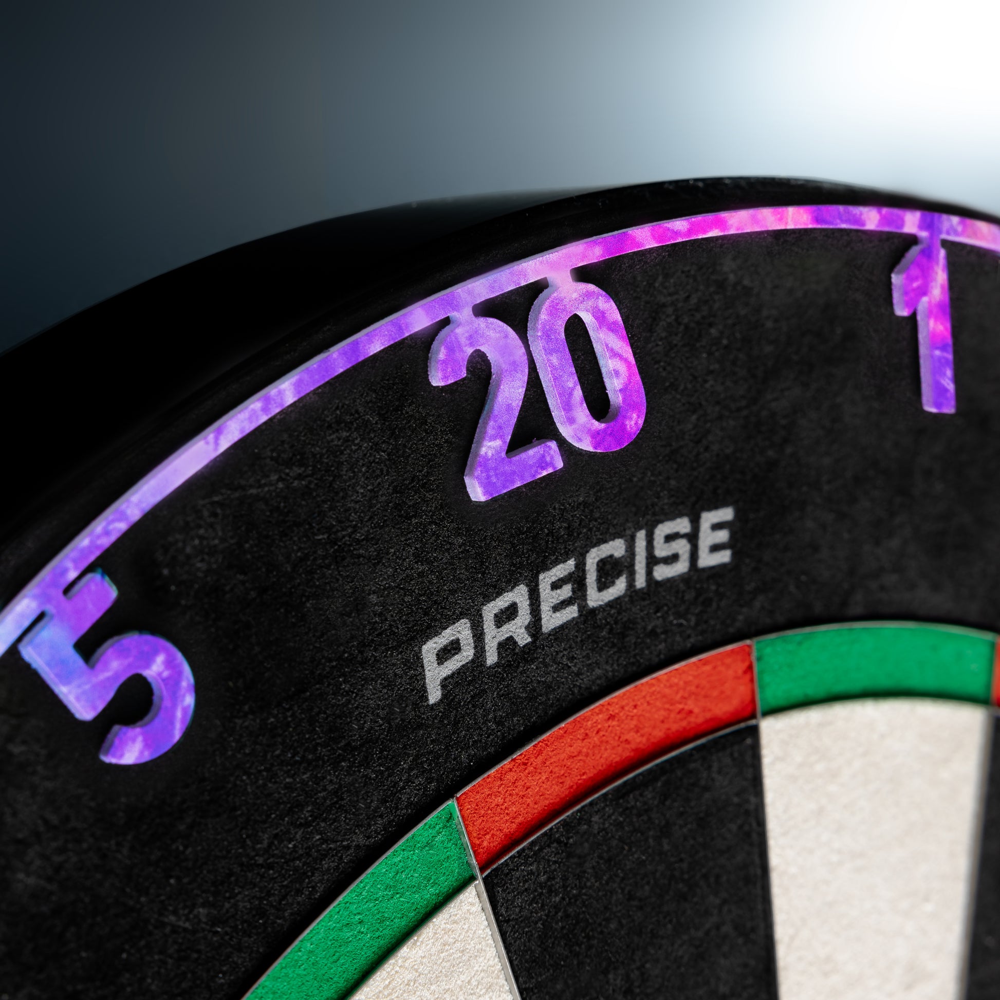 Precise 180 - Zahlenring Northern Lights für Dartboards