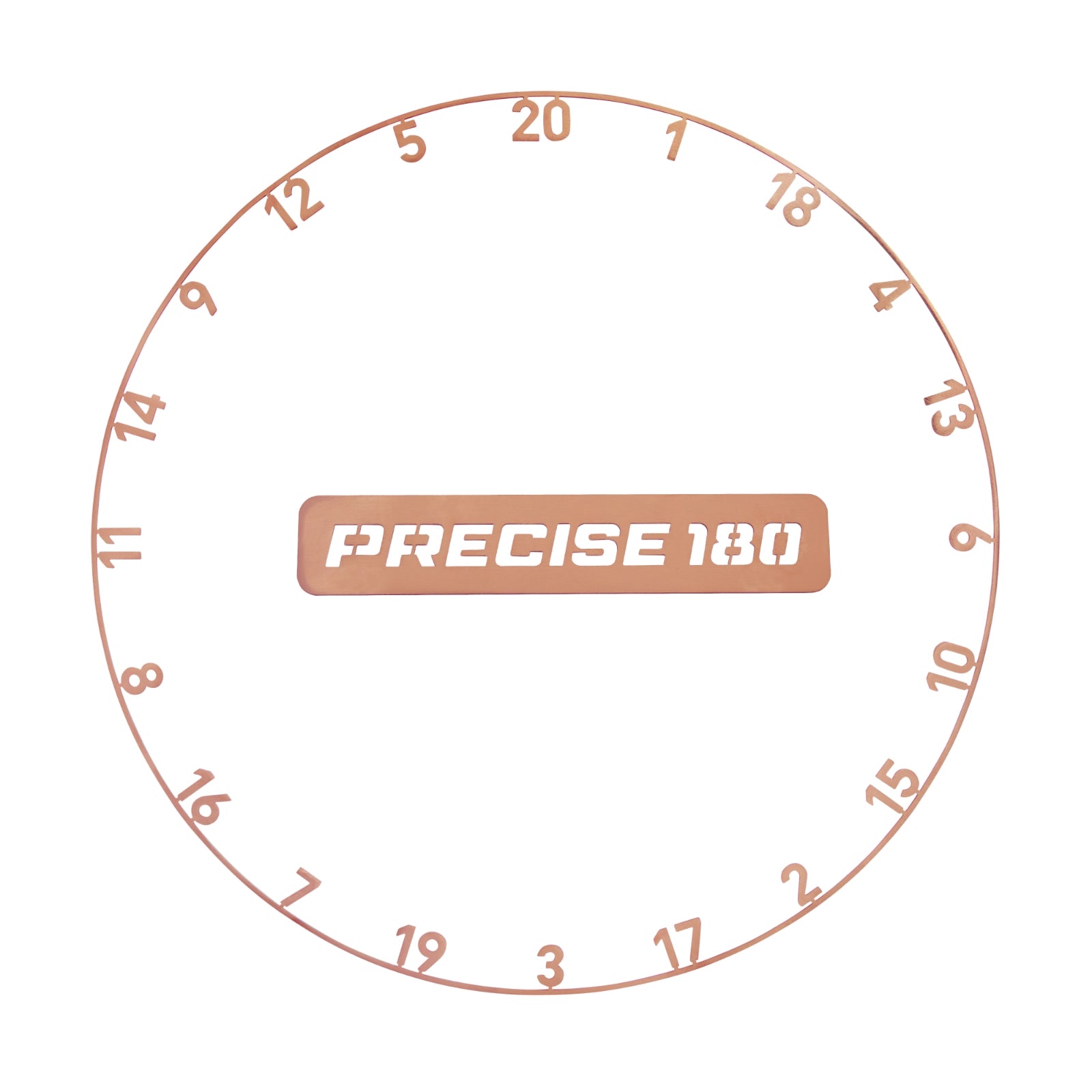 Image of Precise 180 - Zahlenring Rose Gold für Dartboards