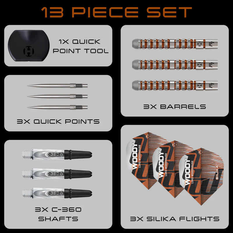 Image of Luke Woodhouse Series 3 90% Tungsten Steeldart