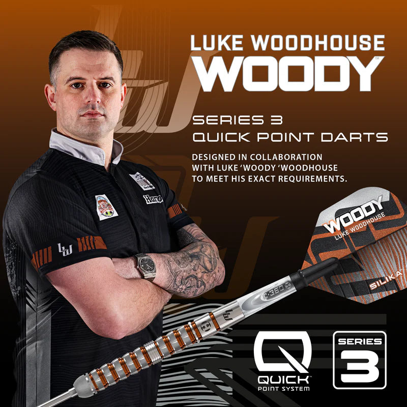 Luke Woodhouse Series 3 90% Tungsten Steeldart