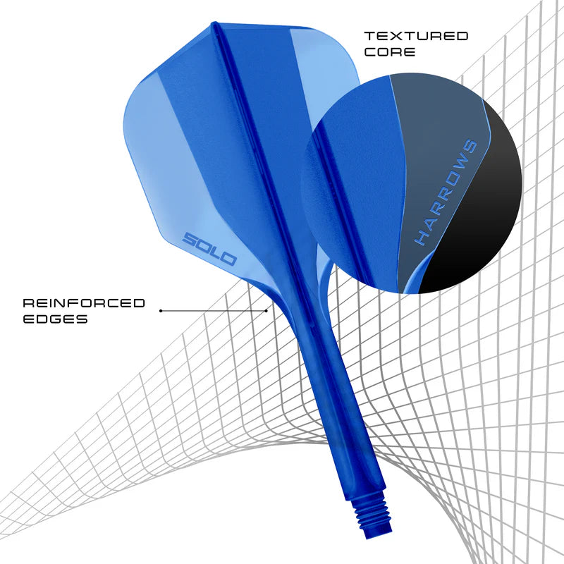 Harrows Solo Flight-Shaft-System NO. 6 in Blau
