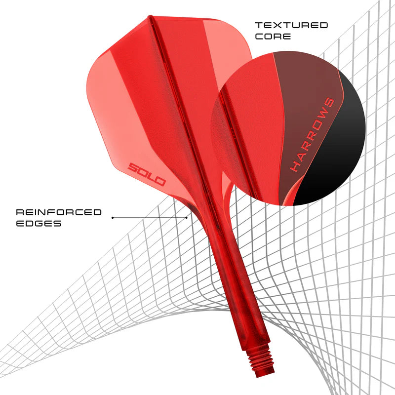 Image of Harrows Solo Flight-Shaft-System NO. 6 in Rot