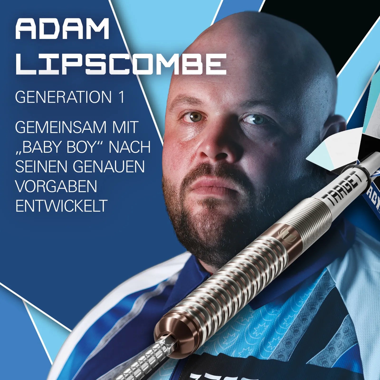 Image of Target Adam Lipscombe GEN1 Swiss Point Steeldarts 25g – 90% Tungsten