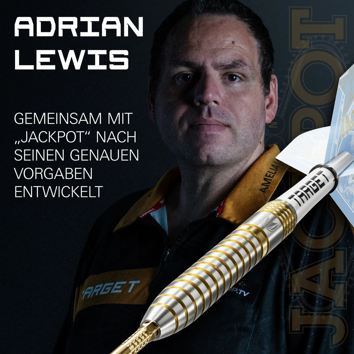 Target Adrian Lewis Showdown Swiss Point Steeldarts – 95% Tungsten