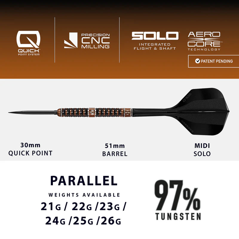 Image of Harrows Wolfran Trinity 97% Steeldart
